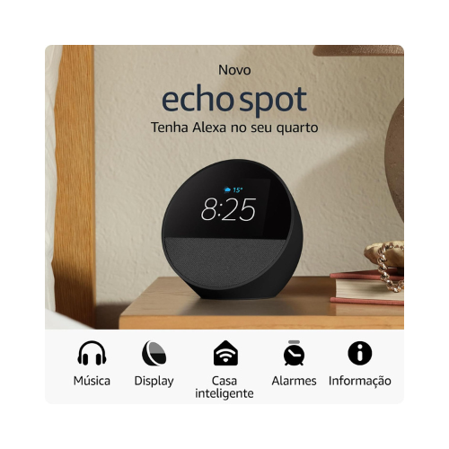 Echo Spot 2024 - Preto
